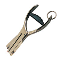 Controletang klein model insteek 30 mm, rondje 3 mm