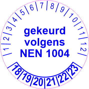Gekeurd vlgs NEN 1004, 500 stuk op rol