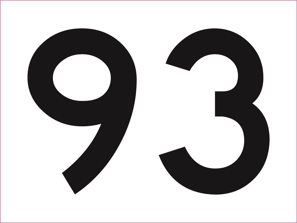 NEN Huisnummer met 2 tekens 160 x 120 mm