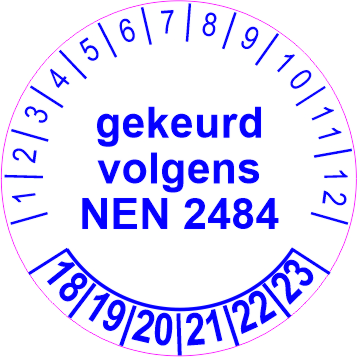 Gekeurd vlgs NEN 2484, 500 stuk op rol