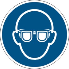 Veiligheidsbril verlicht, 100 mm