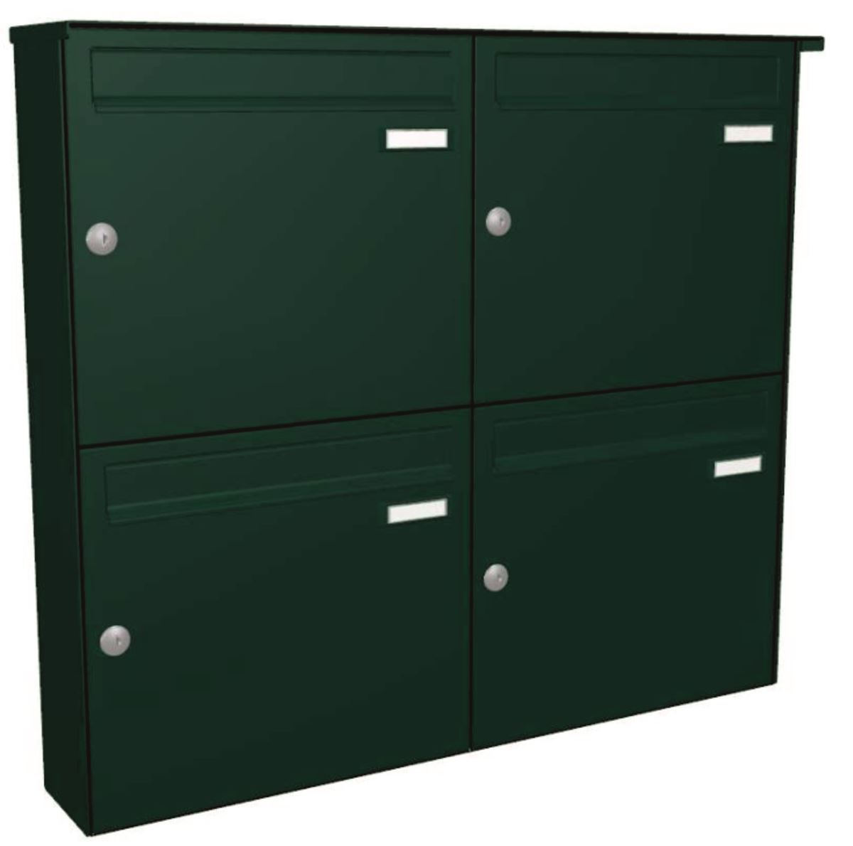 Wandopbouw brievenbussen 4 stuks