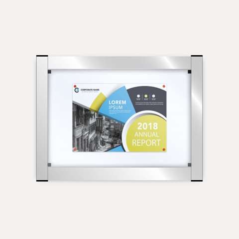 Vitrine Media formaat A3,
